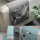 thumbnail image 2 of SZTXJ Green Sofa Armrest Organizer, Multi-Function Foldable Tote Bag Hardware Sofa Armrest Storage for Magazines Phone TV Remote Control, 2 of 4