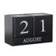 thumbnail image 1 of Escritorio perpetuo Calendario de madera Bloque de madera DIY Mes Fecha Número de visualización Desmontable Decoración de oficina en casa Kearding HA3133-02B, 1 of 6
