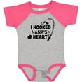 thumbnail image 3 of Inktastic I Hooked Nana's Heart with Fishing Rod Boys or Girls Baby Bodysuit, 3 of 5