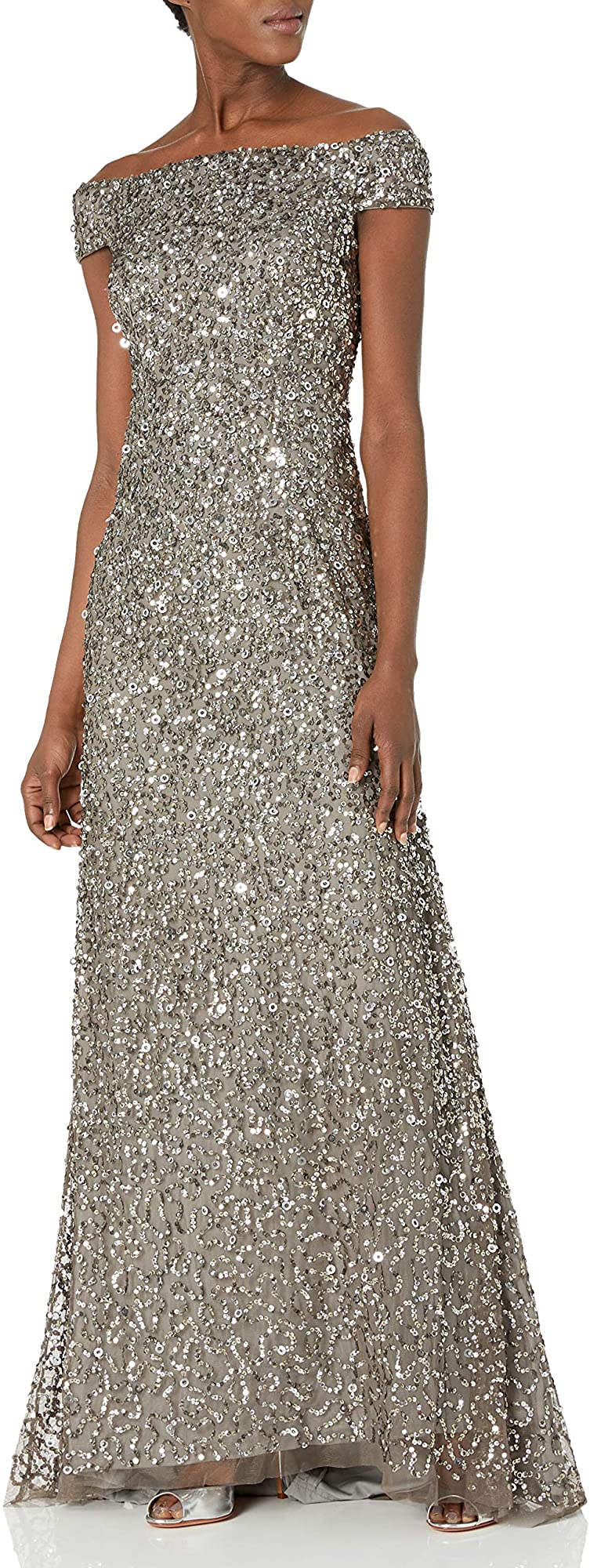 Shoulder Crunchy Bead Gown | Walmart Canada