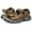 Camel-A, variant on OutPro Men's Leather Sandals Hiking Outdoor Water Beach Sports Mens Sandals Fishermen for Summer Open Toe Adjustable Straps Camel