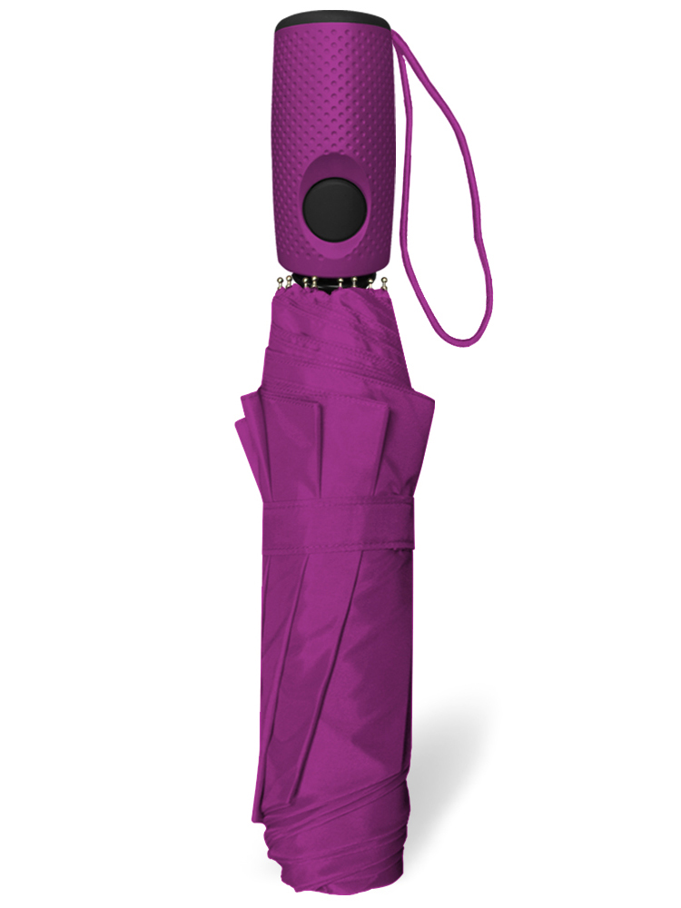 Weather Station Automatic Super Mini Rain Umbrella Purple - image 5 of 5