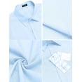 thumbnail image 5 of COOFANDY Men's Casual Linen Button Down Shirt Business Chambray Dress Shirt, 5 of 6