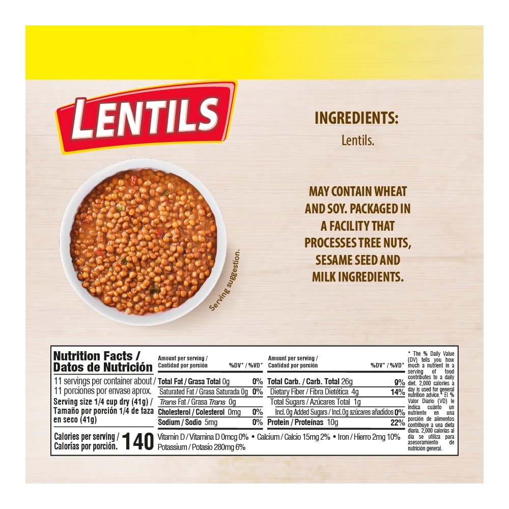 (21 pack) Verde Valle Foods Lentils, 15 oz