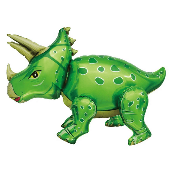 Dinosaur Balloon with Moveable Legs 28”x25” - JUMBO Balloon (Green SM)