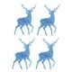 thumbnail image 2 of Inteprter 4 Uds. Cubiertos de Navidad para mesa, cuchara, soporte para cubiertos, de tela para Festival, cubiertos de bolsillo, suministros para el Kits de decoración para fiestas Gris claro Inteprter HA069002-02, 2 of 6