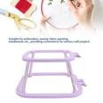 thumbnail image 3 of Double Layer Embroidery Hoop, Tabletop Frame Holder with Needle, Needlework Stitch Hoop Punch Embroidery Tool for Craft Projects, 3 of 7