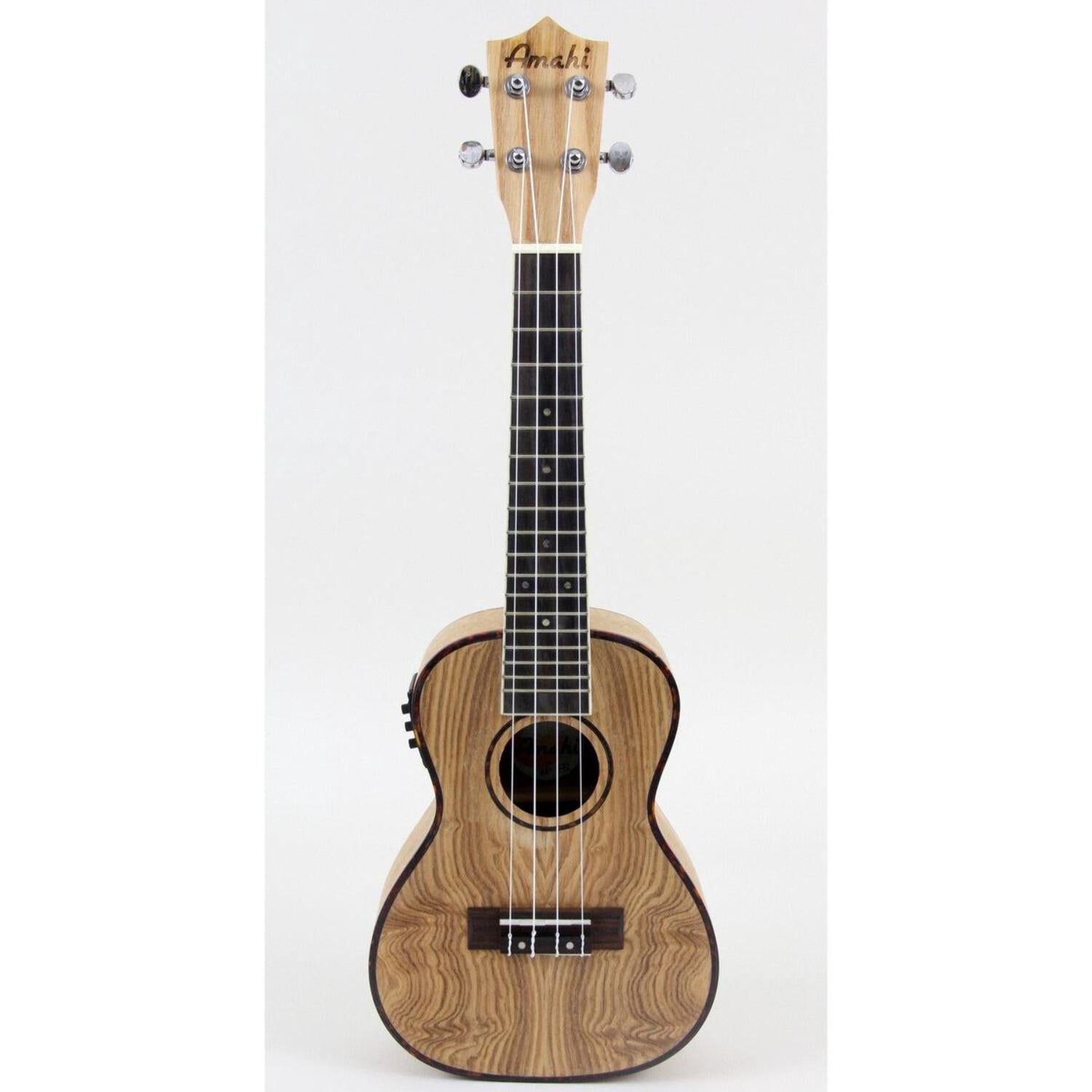 Amahi UK880 Classic Quilted Ash Concert Ukulele