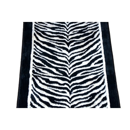 Hall Carpet Runner Dean Tanzania Onyx Zebra Stair or Hall Premium Nylon Carpet Runner Rug 27