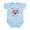 Sky Blue, variant on CafePress - Somebody In Arizona Loves Me Body Suit - Baby Light Bodysuit, Size Newborn - 24 Months