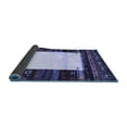 thumbnail image 2 of Ahgly Company Indoor Square Abstract Blue Contemporary Area Rugs, 4' Square, 2 of 4