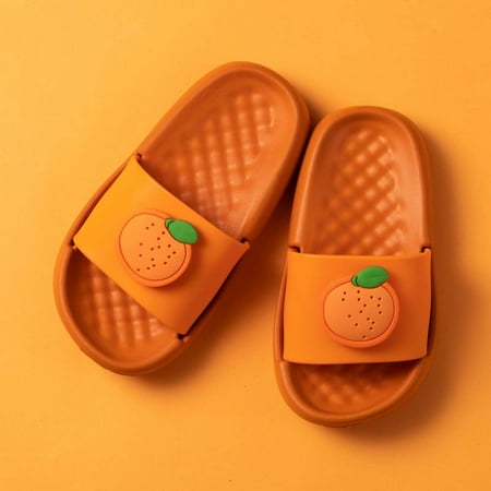

Oalirro Slide Sandals Summer Men s and Women s Baby Eva Soft Bottom Fruit Light Children Slippers