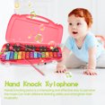 thumbnail image 3 of Niños Percusión Instrumentos musicales Hand Knock Xilófono 25-Tone Child Struck, 3 of 6