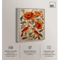 thumbnail image 2 of Two Birds Canvas Print Floral Wall Decor by Art Remedy, Silver Frame, 16 x 20, 2 of 5