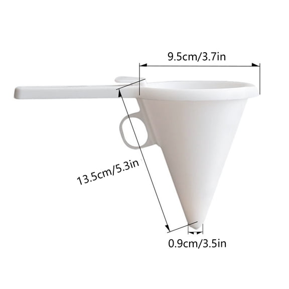 Momihoom Handheld Cream and Batter Funnel Dispenser, Precision Pouring Tool for Cake Decorating and Baking