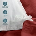 thumbnail image 5 of Bare Home Washed Duvet Cover Set - Ultra-Soft - Premium 1800 Collection - 3 Piece - Oversized Queen, Rosewood, 5 of 8