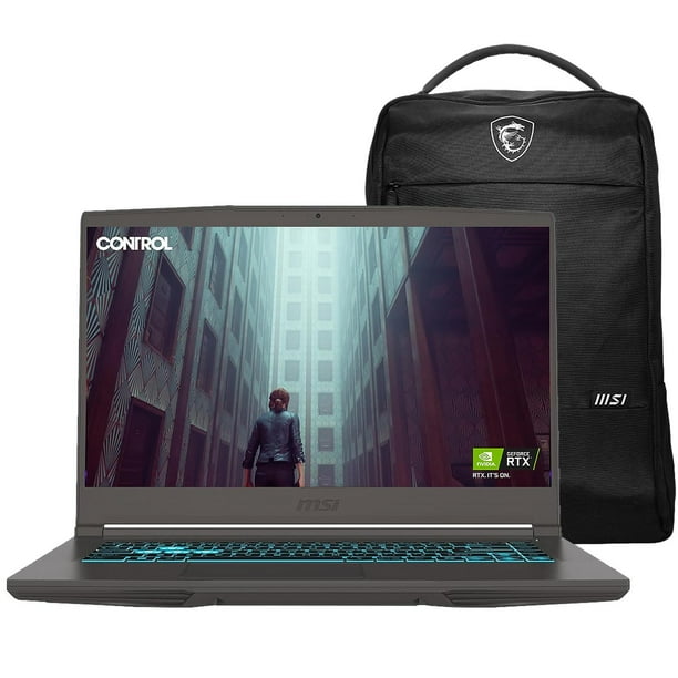 Laptop Gamer MSI Thin 15 GeForce RTX 4050 Intel Core i5 12450H RAM 16GB 512GB SSD 15.6 144Hz Windows 11 Home + Mochila MSI Essential Backpack Teclado en español