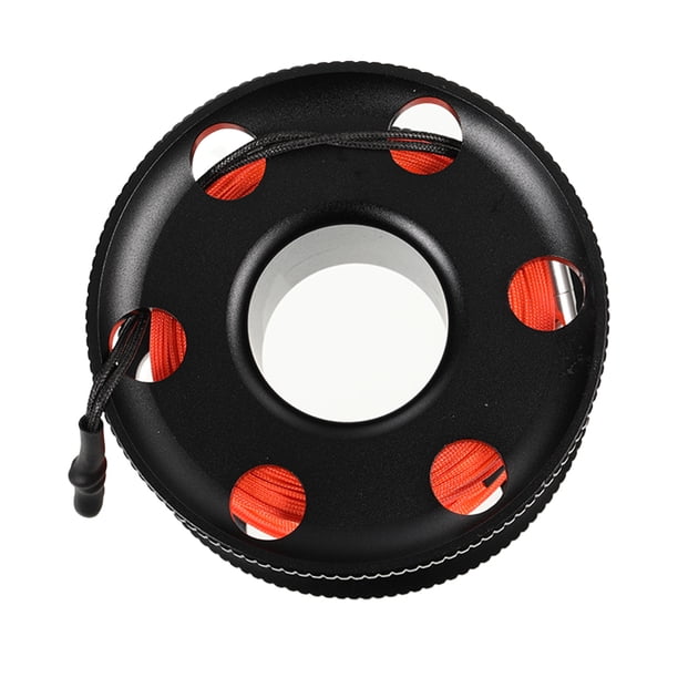 Greeniant Carrete de buceo, carrete de dedo, gancho de doble punta, acero inoxidable, equipo ligero de buceo naranja, accesorios de línea, cuerda Deportes acuáticos Negro Greeniant OD030926-01B
