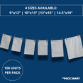 thumbnail image 6 of USPACKSMART Poly Mailers, 12"x15", White, 100-Pack Mailing Envelopes, 6 of 8