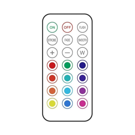 

DALX LED Closet Cabinet Light Adjustable RGB Colorful Kitchen Wireless Lamp Sticky Sensor Battery Operated Plastic Night Light