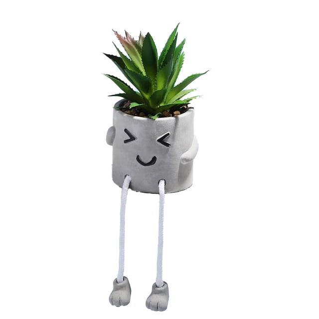 Bonita expresión de simulación de planta verde, bonsái artificial en maceta, simulación de flor, decoración de escritorio para balcón interior
