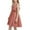Dresses-A142Red, variant on LEWKW Big Girls Skater Dress Solid Color Sleeveless Bow Knot Waist Elegant A-Line formal Gown for Spring Wedding Guest and Junior Bridesmaid