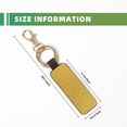thumbnail image 3 of Wukai Gold Shiny Print Leather Car Keychain, Universal Key Fob Keychain, Leather Key Chain Holder for Men and Women,360 Degree Rotatable, 3 of 5