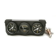 AutoMeter 2396 Autogage Mechanical Mini Oil/Volt/Water Black Console