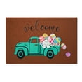 thumbnail image 2 of LSLJS Easter Carpet Three Sizes Faux Wool Entry Door Mat Bathroom Non Slip Mat Cartoons Pattern Easter Decoration Holiday Decorations Bathroom Rugs, 2 of 6