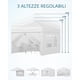 thumbnail image 3 of Gazebo Plegable 3x3m para Jardín y Mercado - 4 Paredes Laterales Impermeables con Protección Solar UPF 50+ - Altura Ajustable y Montaje Fácil, 3 of 6