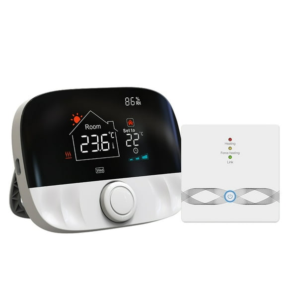 Amdohai Wireless Temperature Controller Weekly Programmable Temperature Timing Setting with Memory Function and Children Safety