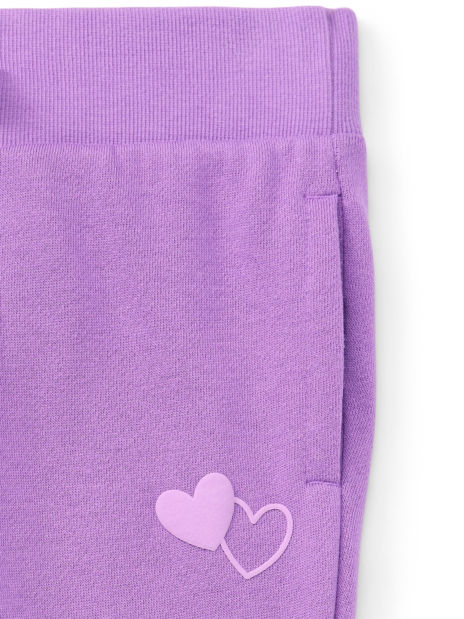 Wonder Nations Girls Fleece Joggers, Sizes 4-18 & Plus