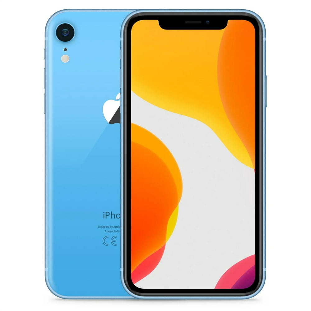 Apple iPhone XR 64GB 6.1" 4G LTE AT&T Only, Blue (Certified Refurbished