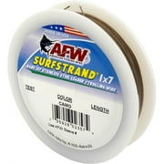 AFW B090-4 Surfstrand Bare 1x7 Stainless Steel Leader Wire 90 lb