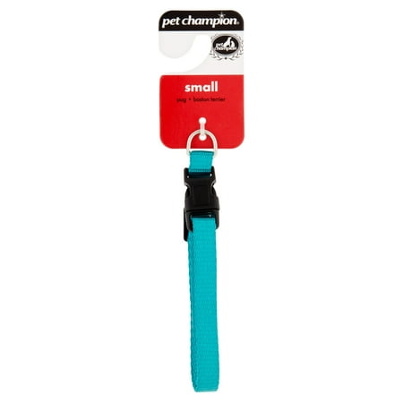 (4 Pack) Pet Champion Classic Dog Collar, Small, Sapphire Teal