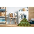 thumbnail image 2 of Ahgly Tapis Rond Lavable en Machine Intérieur Transitionnel Brun Bronze Foncé, 7 Pieds Rond, 2 of 7