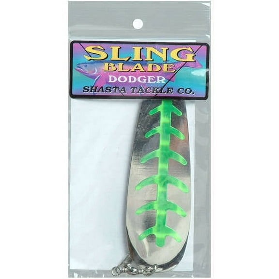 Shasta Tackle 4" Sling Blade Nickel Green - #3 SBNG 3136