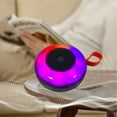 thumbnail image 4 of Bluetooth Pendant Speaker, Colorful Lights, Card Slot, 5.1 Bluetooth, Waterproof, Shockproof, Hanging Rope, for Cycling Hiking, 4 of 9