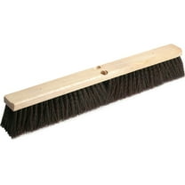 O'Dell Polypropylene Push Broom Head, 3" Maroon Bristles, 24" Brush