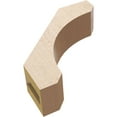 thumbnail image 6 of Ekena Millwork 3"W x 10"D x 10"H Legacy Rough Cedar Woodgrain TimberThane Knee Brace, Primed, 6 of 6