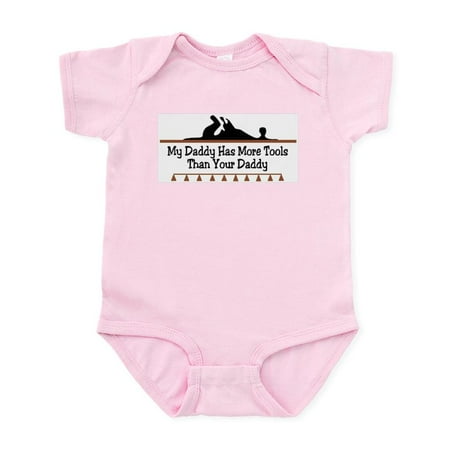 

CafePress - My Daddy Has More Tools Infant Bodysuit - Baby Light Bodysuit Size Newborn - 24 Months