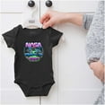 thumbnail image 5 of Airbrushed Space NASA Comin in Hot Romper Boys or Girls Infant Baby Brisco Brands 18M, 5 of 6