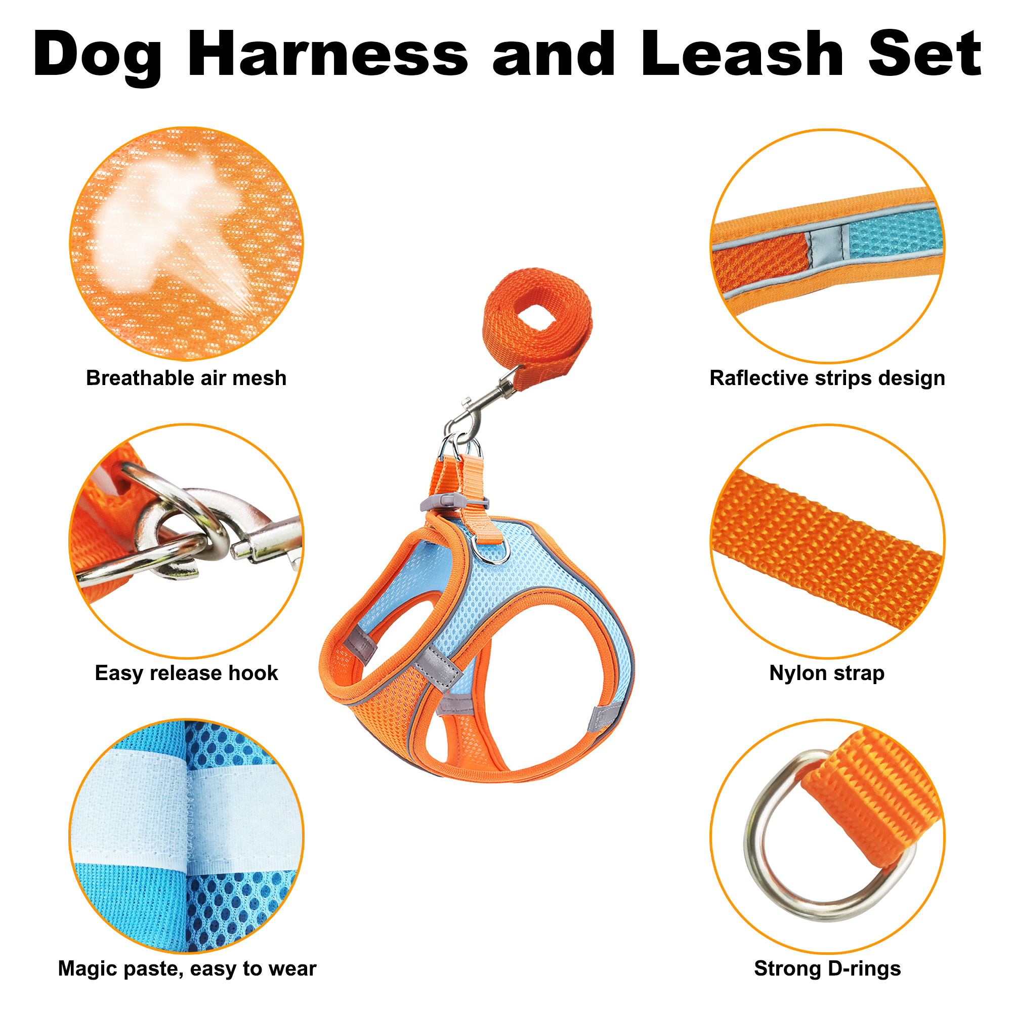 Gouwan No-Pull Dog Harness and Leash Set photo 5