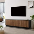 thumbnail image 3 of Modway Holden 2-Drawer Wood TV Stand for TVs up to 70" in Black and Walnut, 3 of 10