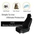 thumbnail image 6 of Gorla Gear Black Premium Universal Fit Waterproof Stain Resistant Car Seat Cover Neoprene Non-Slip Bucket Seat Dog & Kid Auto Protector Save your Leather & Cloth Seats, Automotive, Van, Truck, SUV, 6 of 11