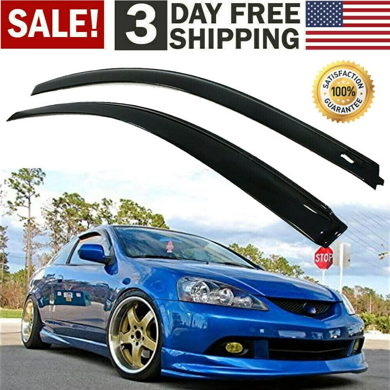 Fits For 02 06 Acura RSX 2 Door Coupe JDM Style Window Visors Rain Guards Shade