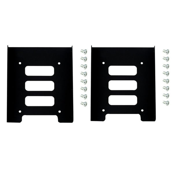 Yeacher 2pcs 2 5 To 3 5 Ssd Hdd Metal Adapter Dock Case Caddy Mounting Bracket Hard Drive Holder For Pc Walmart Com Yeacher 2pcs 2 5 To 3 5 Ssd Hdd Metal Adapter Dock Case Caddy Mounting Bracket Hard Drive Holder For Pc Walmart Com