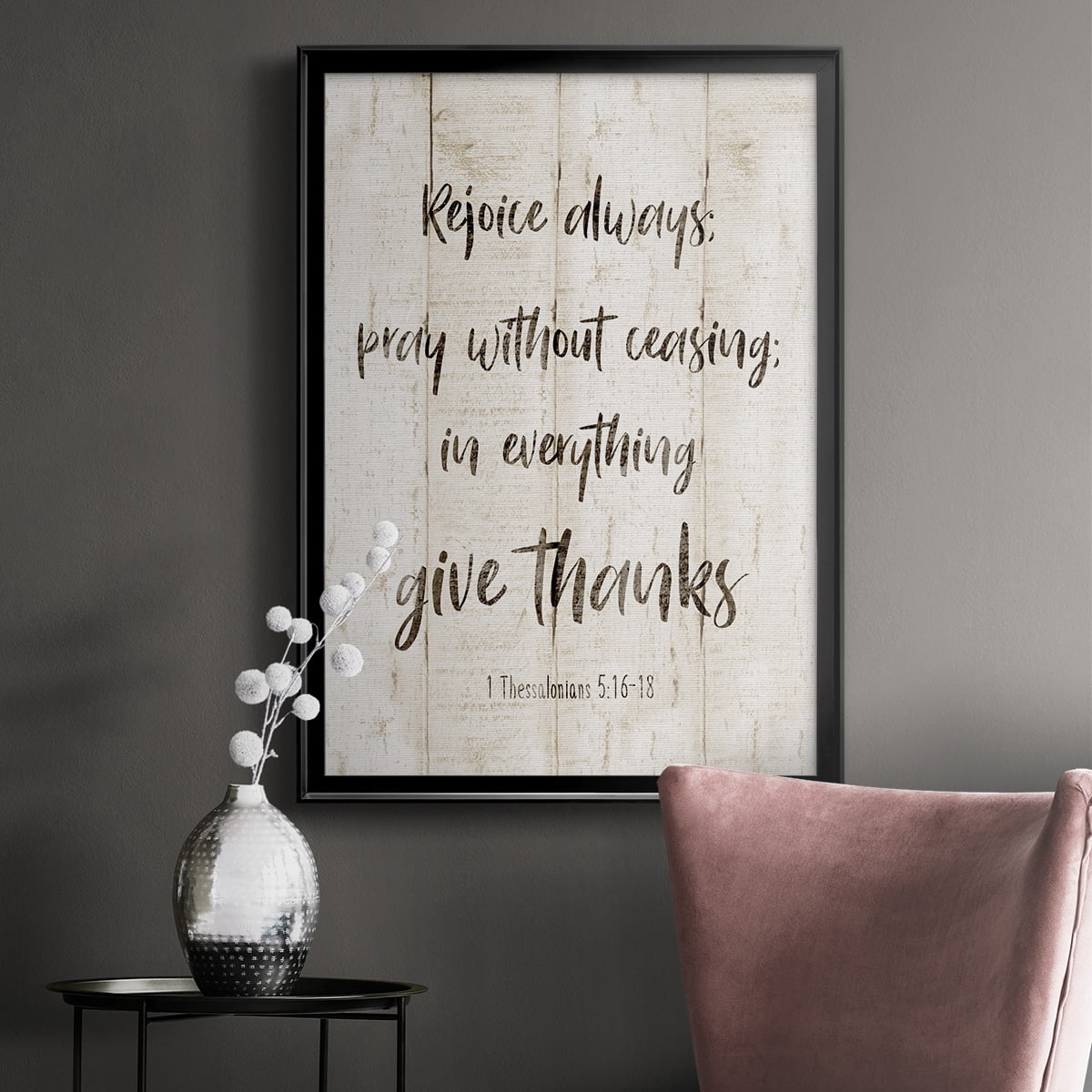 Rejoice Always Premium Classic Framed Print - Ready to Hang