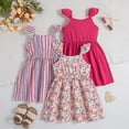 thumbnail image 2 of HCNTES Girls Dresses Toddler Girls Dress 3-Pack Casual Party Print Skater A-line Dress Sundress Size 3Y-8Y, 2 of 4