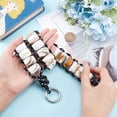 thumbnail image 4 of 1Pc Bead Purse Strap 24.4-25.6" Acrylic Purse Strap Marble Pattern Handbag Chain Short Shoulder Bag Strap Replacement with Alloy Spring Ring for Purse Handbags DIY Crafts, 4 of 7